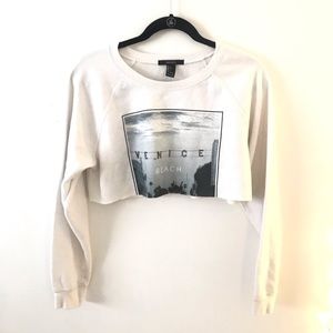 cropped california sweater